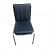 Armless Heavy Duty Office Chair (Black) - front_view