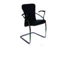 Perth Office Chair with CRC Round Pipe - left_view