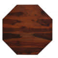 Honey Oak Wooden Coffee Table - top_view