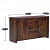 Teak Finish Wooden Sideboard - top_view