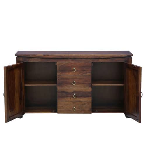 Teak Finish Wooden Sideboard
