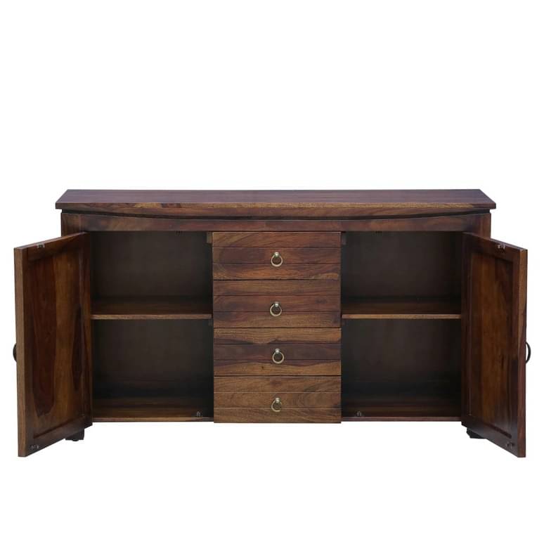 Teak Finish Wooden Sideboard