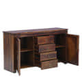Teak Finish Wooden Sideboard - left_view