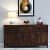 Dark Teak Finish Wooden Sideboard - photo