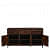 Dark Teak Finish Wooden Sideboard - rear_view