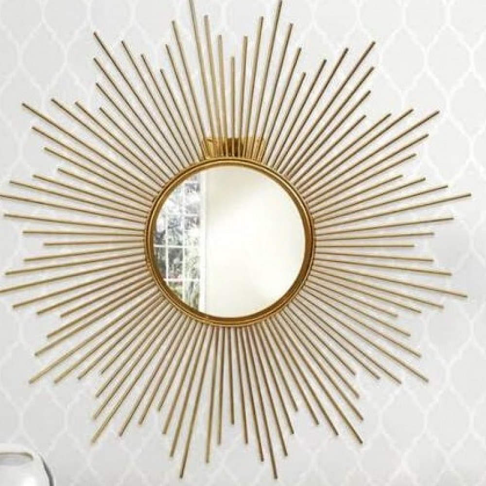 Decorative Flower Wall Mirror - photo
