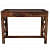 Teak Finish Writing Table - front_view