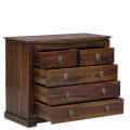 Solid Wood Chest Of Drawers - rear_view