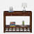 Console Table In Rustic Teak Finish - front_view