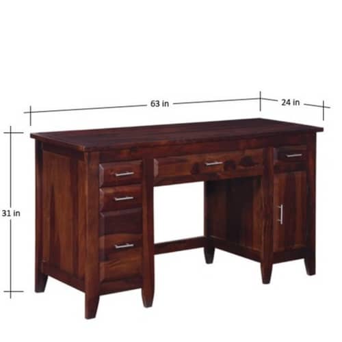 Solid Wood Study & Laptop Table