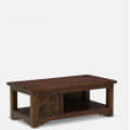 Solid Wood Coffee Table - rear_view