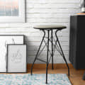 Monet Pollock Café Metal Bar Stool - photo