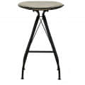 Monet Pollock Café Metal Bar Stool - rear_view