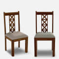 Tuscan JLO Café Chair In Brown Finish - front_view
