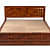 Sheesham Rosewood wooden Queen Size Bed - front_view