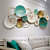 Metal Abstract Wall Art In Multi colour - rear_view