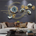 Iron Abstract Wall Art in Multicolor - front_view
