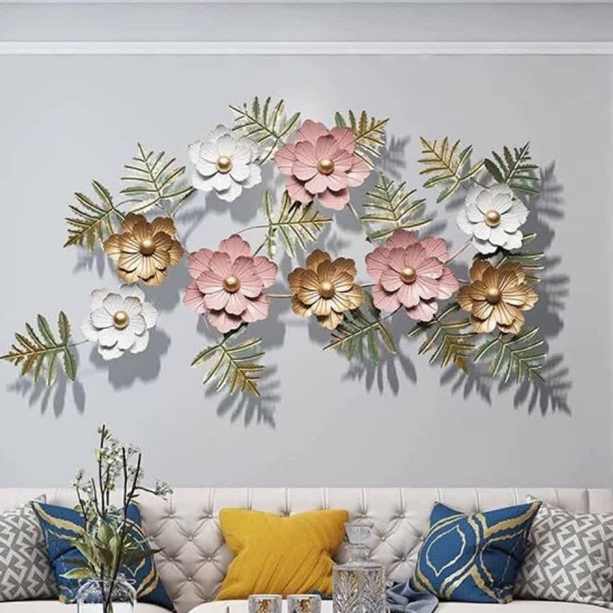 Decorative Floral Metal Wall Art