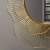 Golden Leaf Wall Mirror - top_view