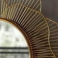 Golden Leaf Wall Mirror - rear_view