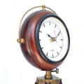 Table Clock With Tripod Stand - top_view