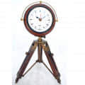 Table Clock With Tripod Stand - left_view
