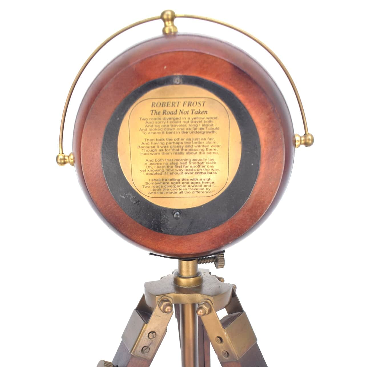 Table Clock With Tripod Stand - right_view