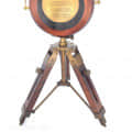 Table Clock With Tripod Stand - bottom_view