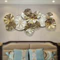Flower Metal Wall Art - rear_view