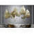 Creative Handmade Leaves & Nature Metal Wall Art - rear_view