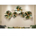 Vintage Floral Metal Wall Art - photo