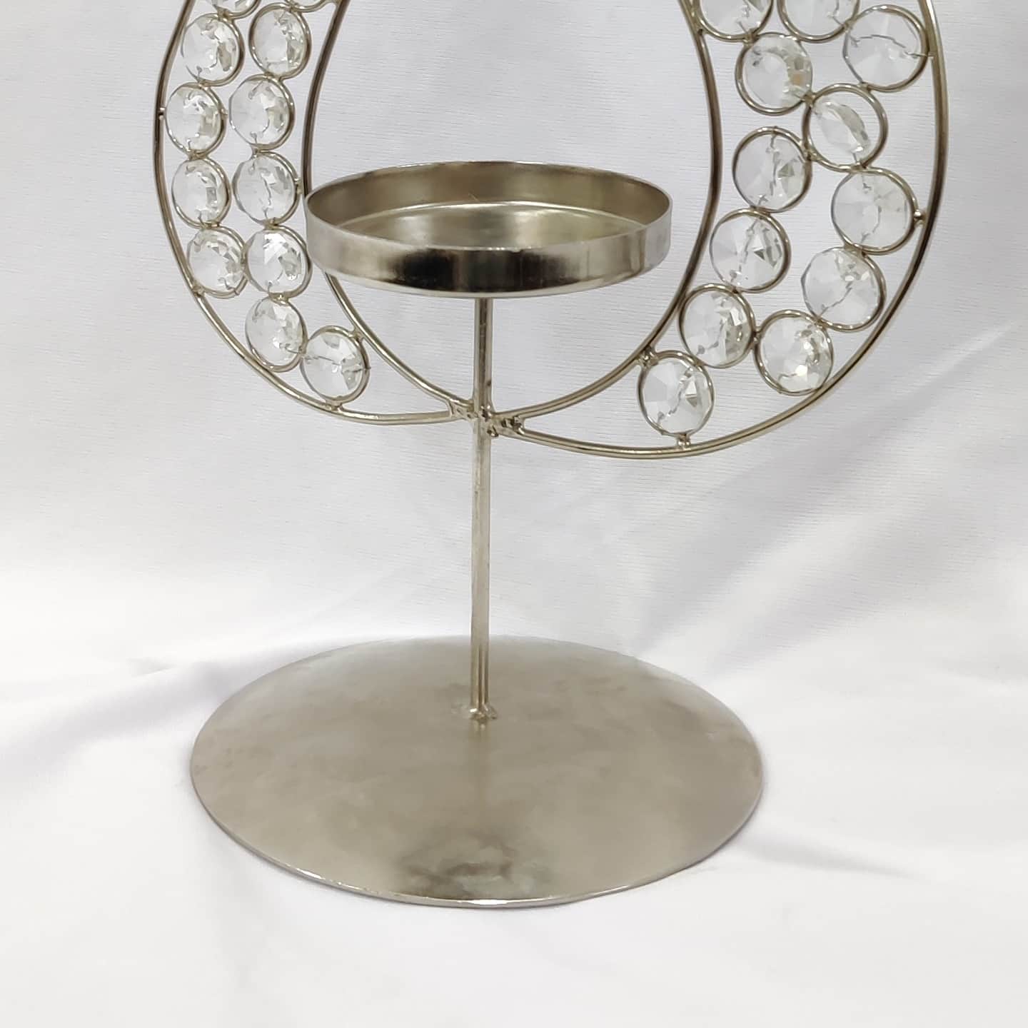 U Styled Crystal T-Light Holder - rear_view