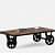 Solid Wood Centre Table - rear_view