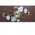 Floral Clock Metal Wall Art - rear_view