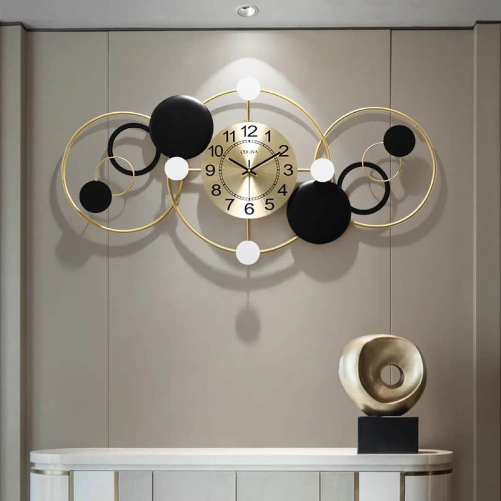 Silent Clock Metal Wall Art - photo