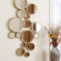 Mirror Bubble Metal Wall Art - top_view