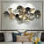 Golden & Grey Nordic Metal Wall Art - front_view