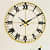 Round Black and Copper Designer Wall Clock - photo