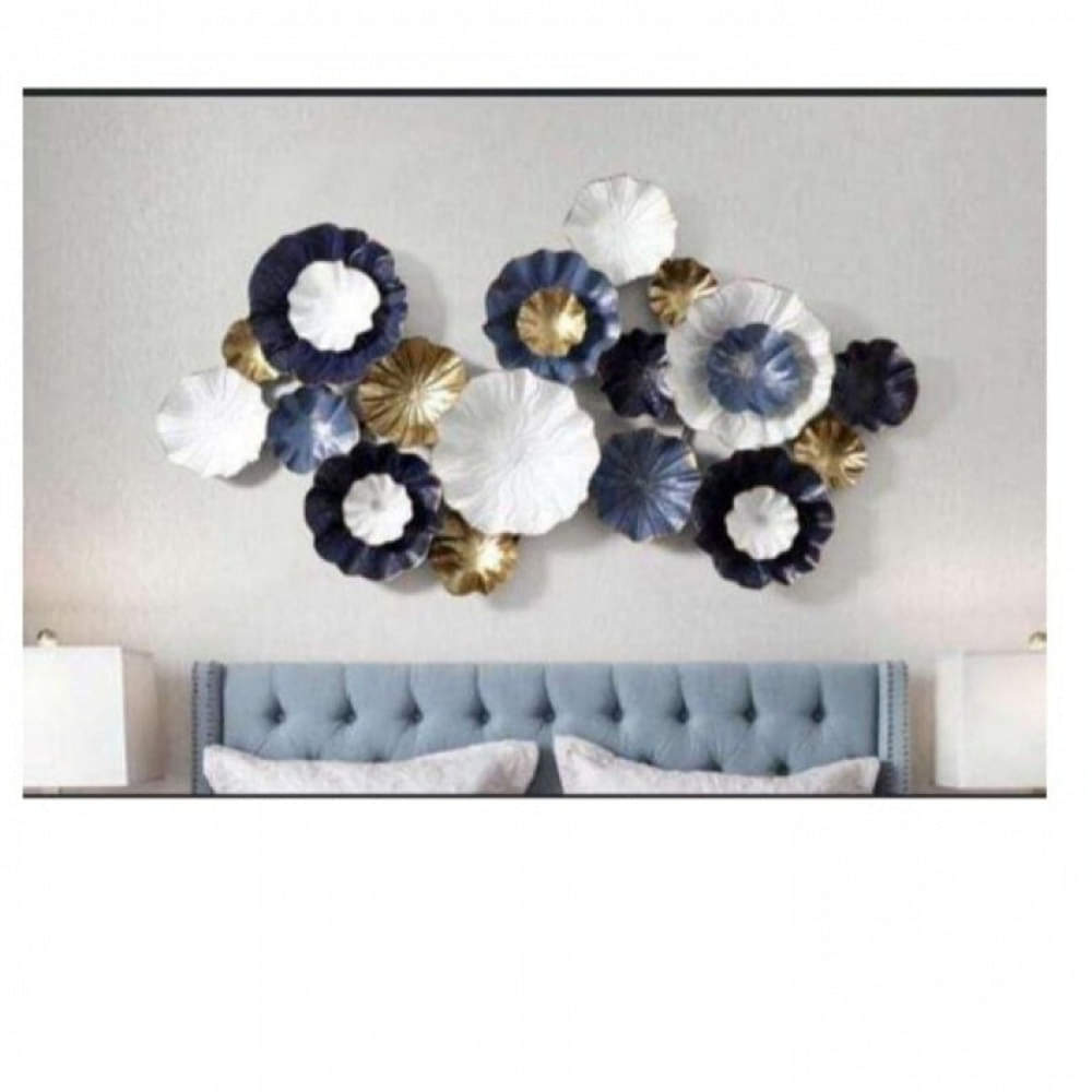 Lotus Leaves Metal Wall Art - photo