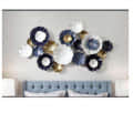 Lotus Leaves Metal Wall Art - top_view