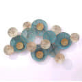 Creative Teal Metal Wall Art - photo