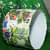 Monkey Print Drum Lampshade - top_view