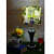 Monkey Print Drum Lampshade - left_view