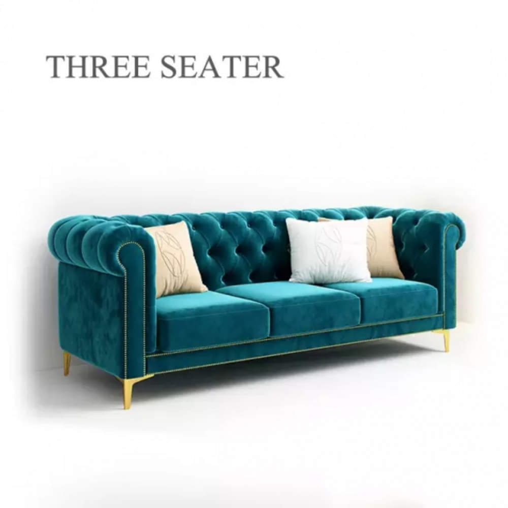 Luxury Chesterfield 3 Seater Sofa - photo
