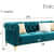 Luxury Chesterfield 3 Seater Sofa - top_view