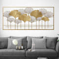 Rectangular Ginkgo Leaf Wall Decoration - photo