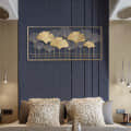 Rectangular Ginkgo Leaf Wall Decoration - front_view