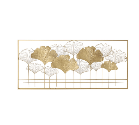 Rectangular Ginkgo Leaf Wall Decoration - top_view