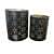 Fancy Tea Light Holder (Black, Pack of 2) - front_view