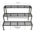 3 Step Plant Stand for Multiple Plants and Pots - front_view